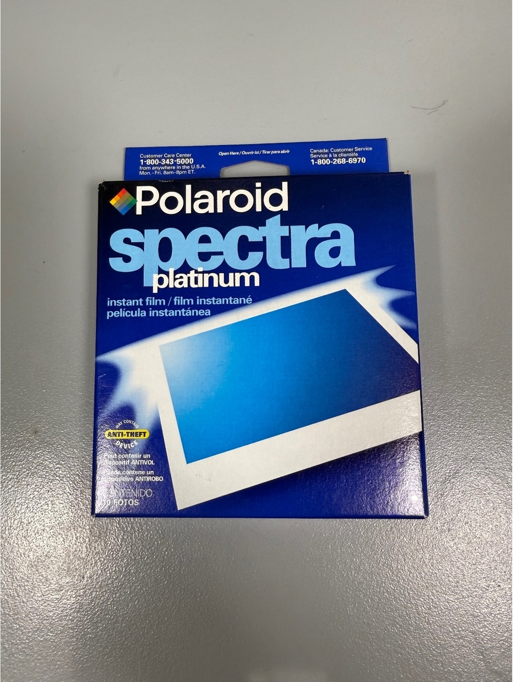 Vintage Polaroid Spectra Platinum Instant Film Pack EXP 06/02